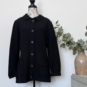 L.L.Bean 100% Wool Cardigan - Size M